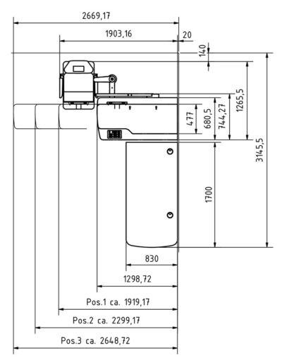 Dimensions - unité INTEGRA - Zuhnemer